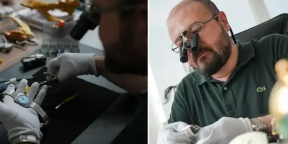 Hassas ameliyatlara saat tamir ederek hazırlanıyor